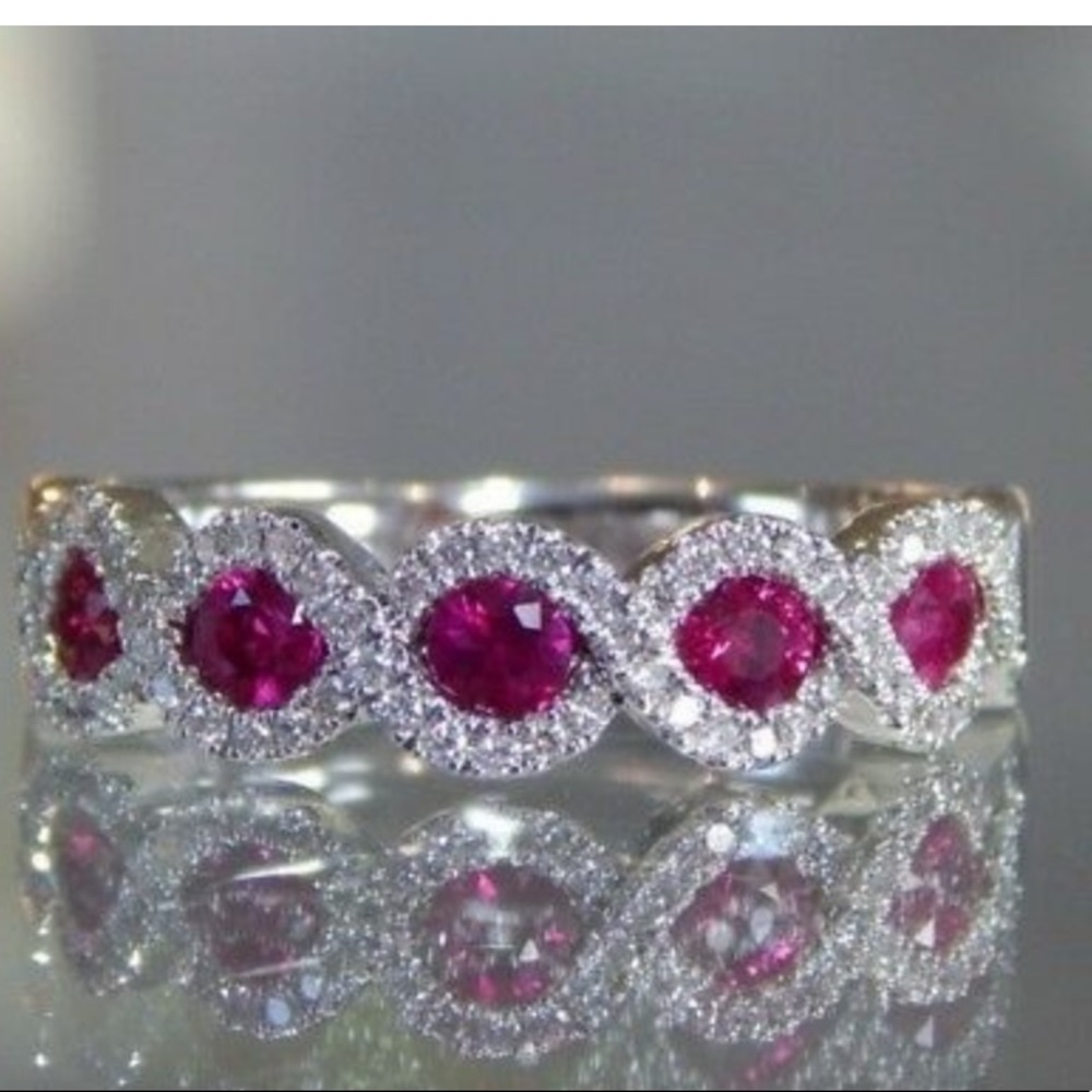 NEW 925 Sterling silver Diamond Ring